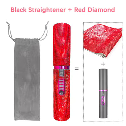 Rechargeable Portable Diamond Straightener
