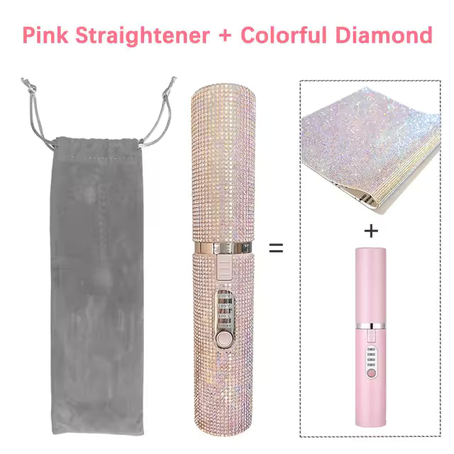 Rechargeable Portable Diamond Straightener
