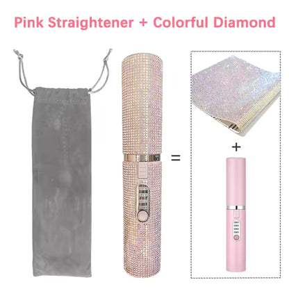 Rechargeable Portable Diamond Straightener