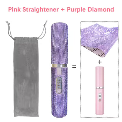 Rechargeable Portable Diamond Straightener