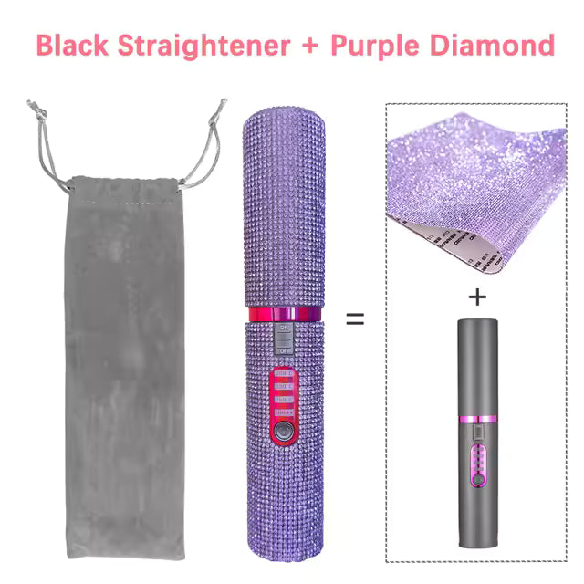 Rechargeable Portable Diamond Straightener