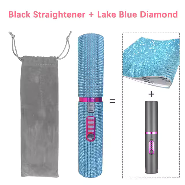Rechargeable Portable Diamond Straightener