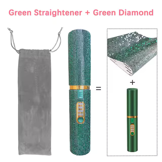 Rechargeable Portable Diamond Straightener
