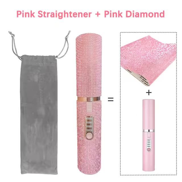 Rechargeable Portable Diamond Straightener