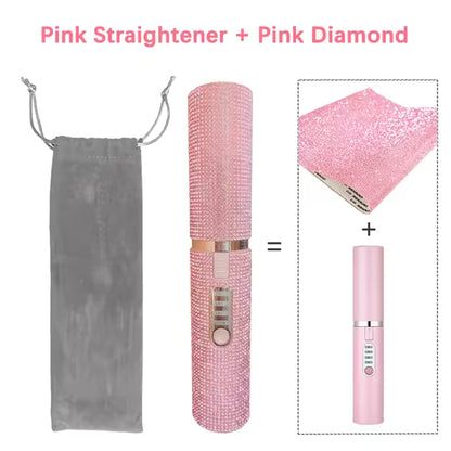 Rechargeable Portable Diamond Straightener