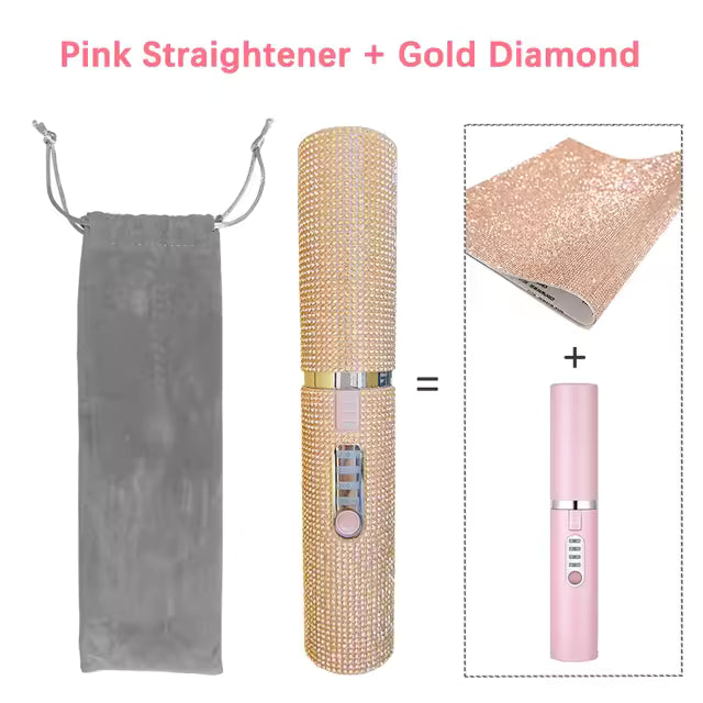 Rechargeable Portable Diamond Straightener